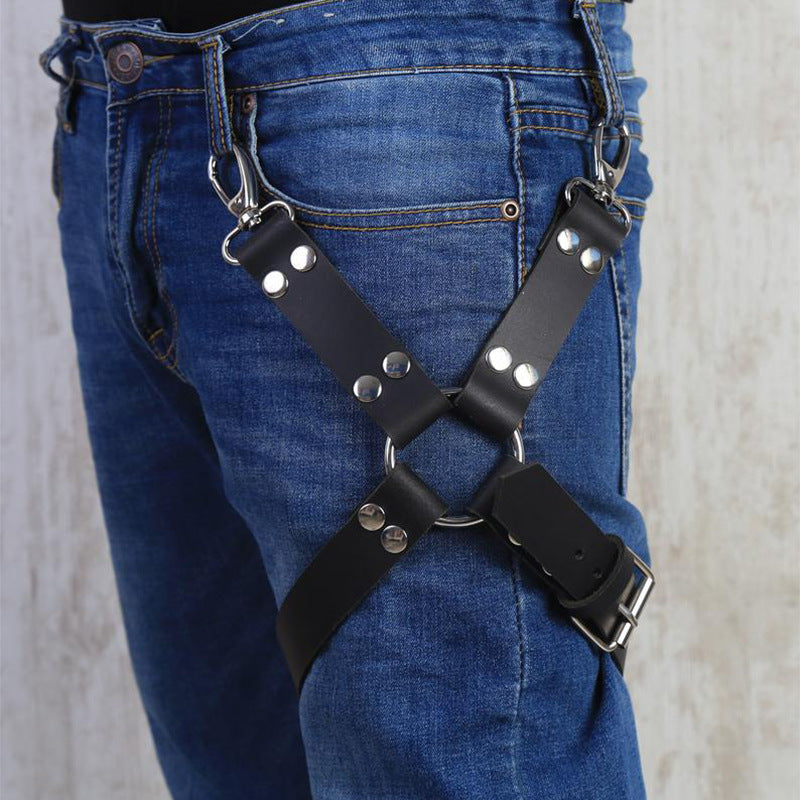 Leggings Fashion Leg Leather Accessories