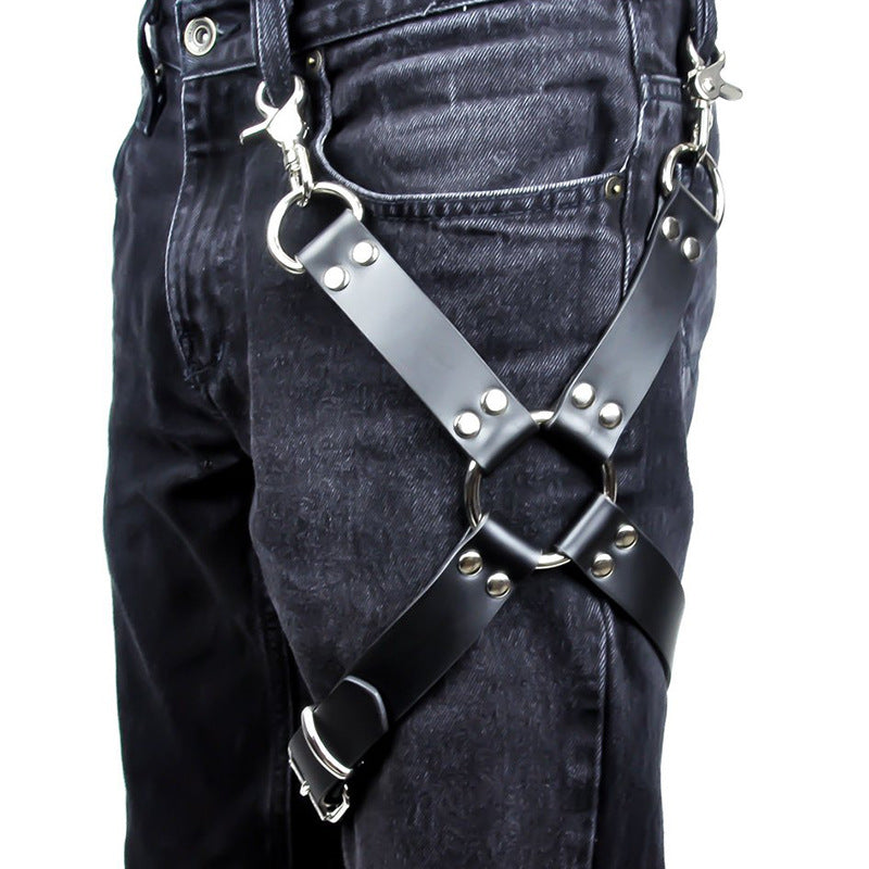 Leggings Fashion Leg Leather Accessories