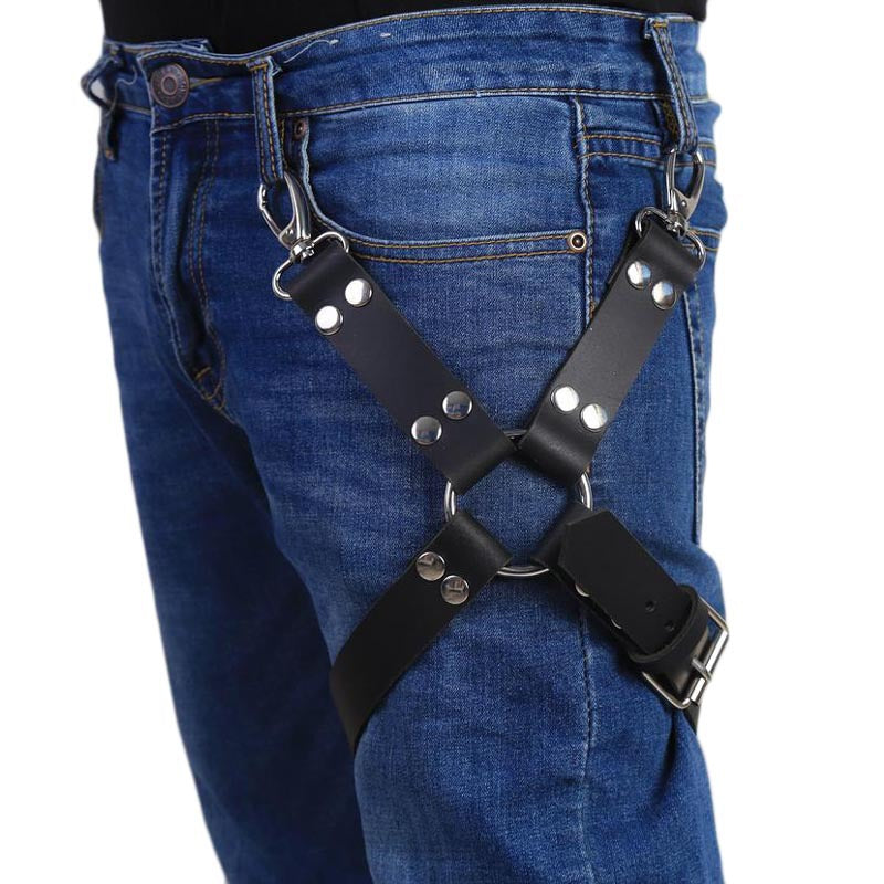 Leggings Fashion Leg Leather Accessories